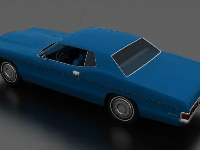 Monterey 2dr Hardtop 1972 Low-poly 3D model