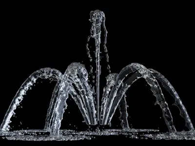 Fountain Water 3D model