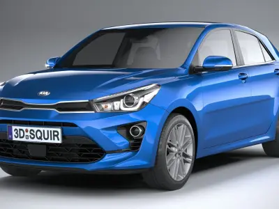Kia Rio 2021 3D model purchase