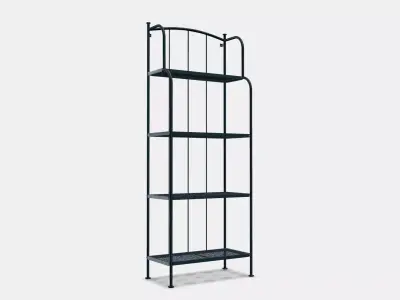 LACKO Shelving unit outdoor 1 Low-poly 3D model