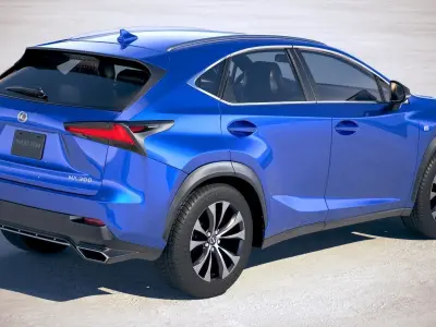 Lexus NX300 2018 3D model