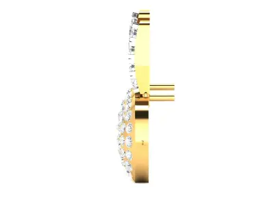 Women Earrings 3dm STL FBX OBJ Render Details 3D print model purchase