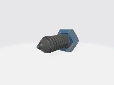 M8 screw 3D model