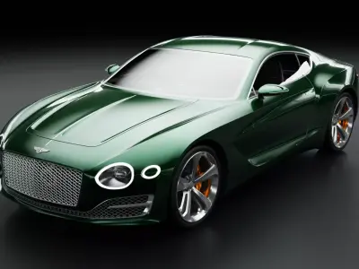 Bentley EXP 10 Speed 6 Low-poly 3D model