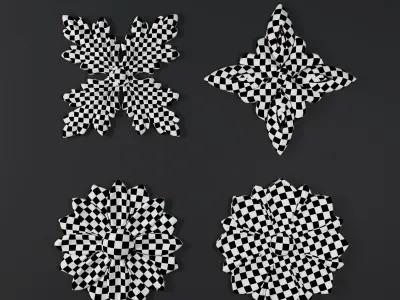 Decorative Floral Ornament 3D model