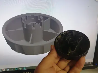 car chair wheel brilliance 3D model