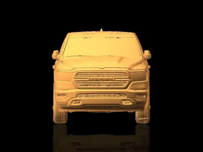 Dodge Ram 1500 Native Exterior 3D Scan 2018 3D model