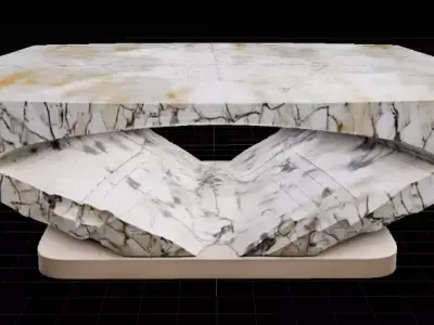 Aurelian Infinity Console Billionaire Mansion Ultra-Luxury 3D Low-poly 3D model