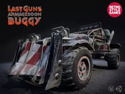 Last Guns - Armageddon 3D Buggy Low-poly 3D model