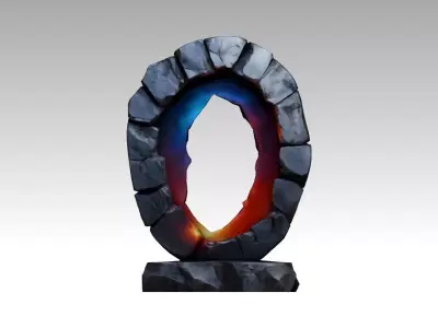 Portal - Stargate Collection 1 Low-poly 3D model