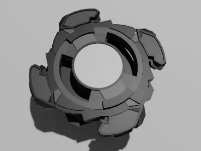 Beyblade Low-poly 3D model