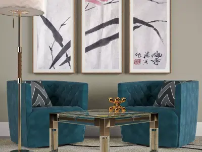 VERTIGO SWIVEL CHAIRS 3D model