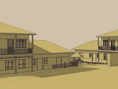 VILLAGE HOME Free 3D model