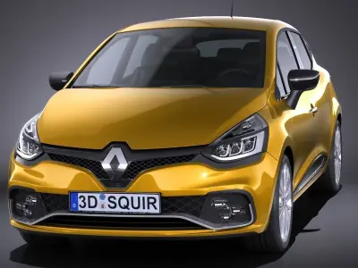 Renault Clio RS 2017 3D model