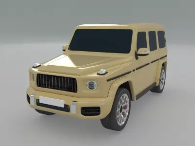 AMG-G63 Highpoly Free 3D model