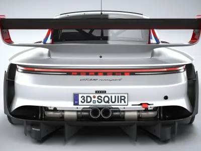 Porsche 911 GT3 R Rennsport 2023 3D model