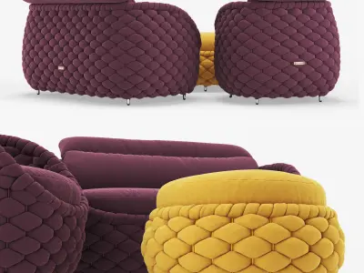 Rapunzel Kenneth Cobonpue Set 3D model