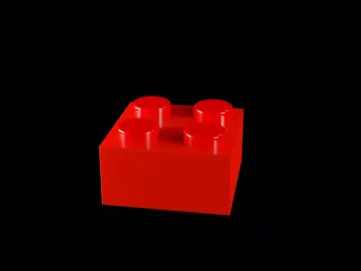 Lego 2x2 3D model