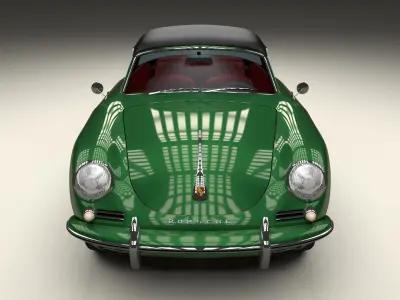 Porsche 356 Cabriolet 3D model