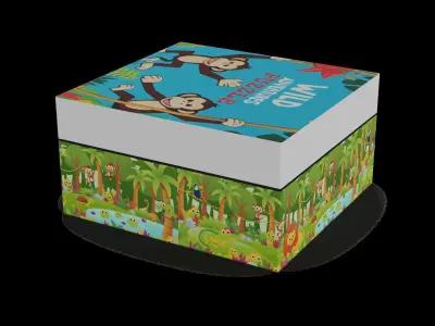 Cars and action games Puzzle Game Low-poly 3D model get