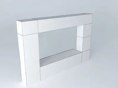 TV rack, rack de TV Free 3D model