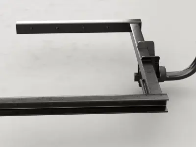 Tow Hitch Low-poly 3D model