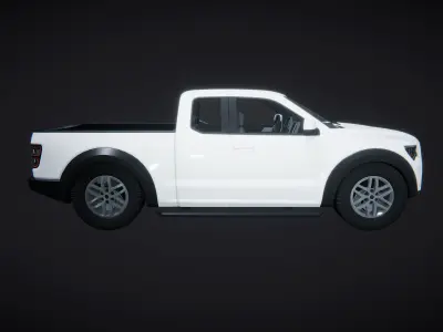 Car Pickup 01 Active 3D model