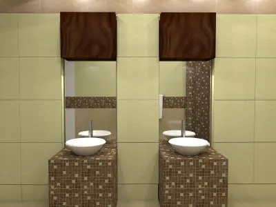 Bathroom 03 3D model