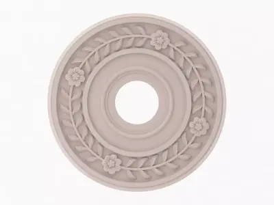 Classic Ceiling Medallion 25 3D model