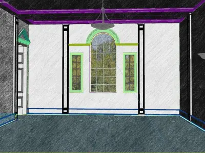 Classic room 3D model