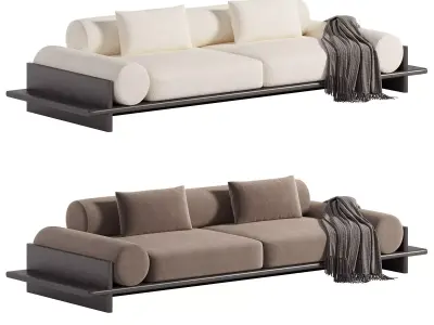 Wade Sofa Low-poly 3D model