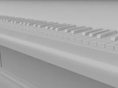 Piano 3D model