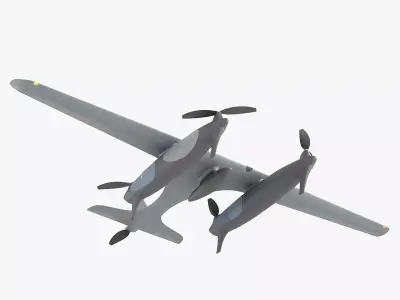 Unmanned Heven Drone Raider loader 3D model