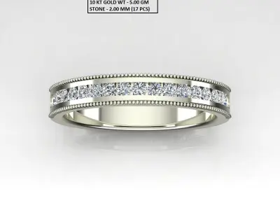 Band Ring 3D print model 68