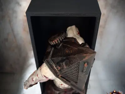 Silent Hill - Pyramid Head - Book Nook 3D print model