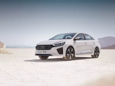 Mid size sedan 3D model