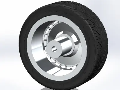 Wheels US Mags El Dorado 22inch for your scale model 3D print model