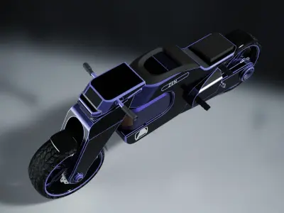 motorbike vehicle ZEN electric  3D model