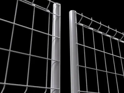 Fence 02 - High Detailed 3D model