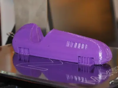Pinewood Derby Roadster Shell Free 3D print model