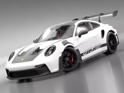 PORSCHE 911 GT3 RS 992 WEISSACH 2023 3D model