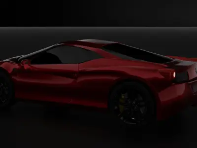 Ferrari 458 Italia 2010 version 3D model