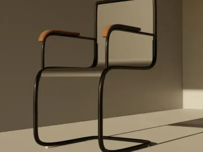 chair 3d model eevee and cycles Free low-poly 3D model