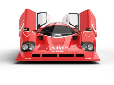 Nissan R90CK Cabin Racing 1990 HQ 3d model 3D model