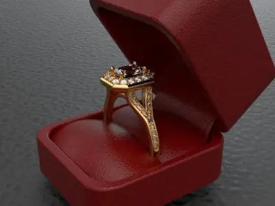 ANILLO PARA MUJER Free 3D print model