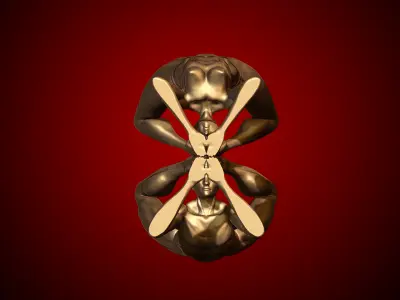 Lean on Me - Heart 3D print model