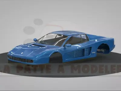 Ferrari Testarossa LPAM 3D model
