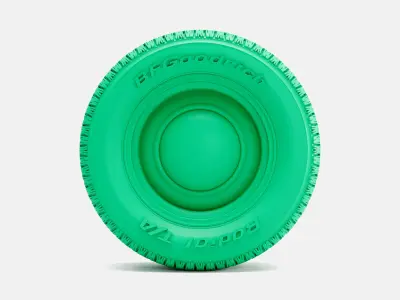15x7 Smoothie Wheel BFGoodrich Radial TA Tire 3D print model