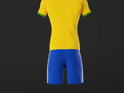 Soccer Uniform 3D model purchase