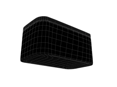 Tissue Box v1 001 Low-poly 3D model
